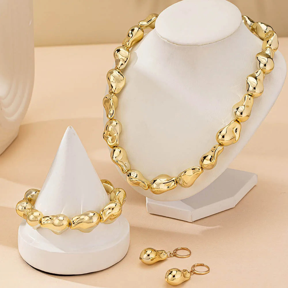Irregular Pearl Jewelry Set