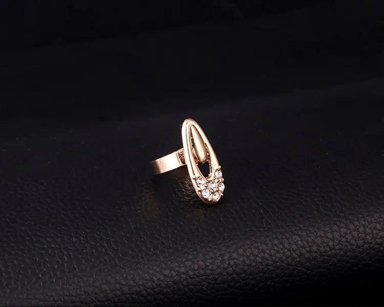 4-Piece Fashion Jewelry Set: 18K Gold Necklace & Earrings