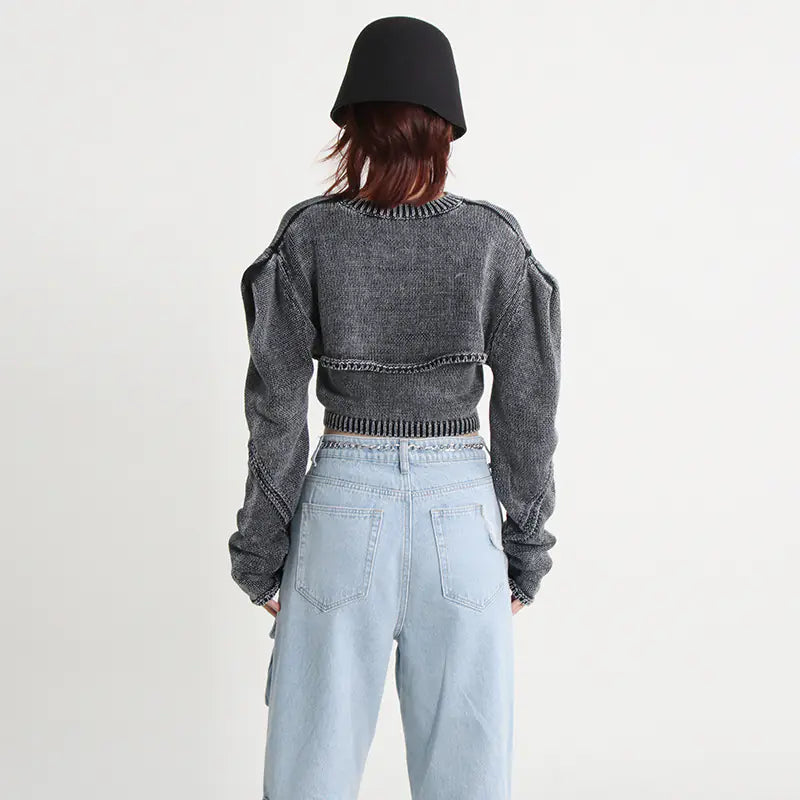 Australian Brand Color Block Knitted Set for Women