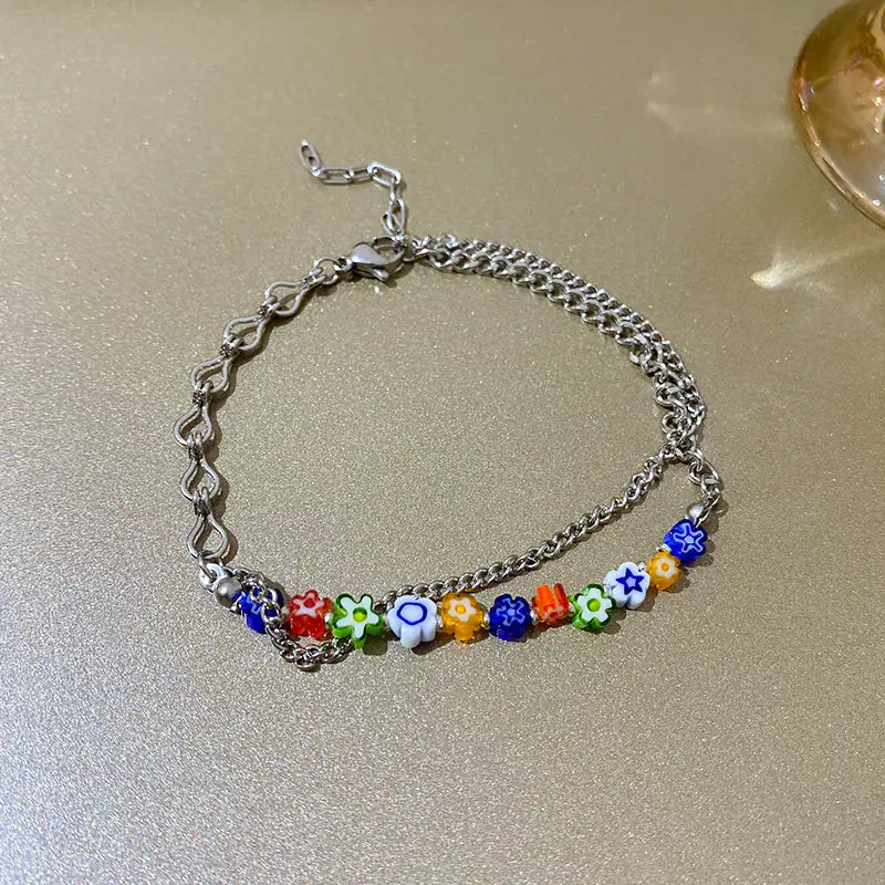 Beaded Crystal Bracelet for Women