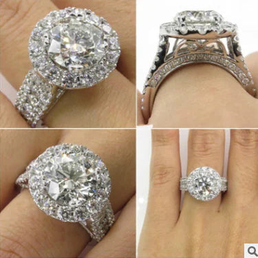 New Women's Micro-Paved Diamond Ring