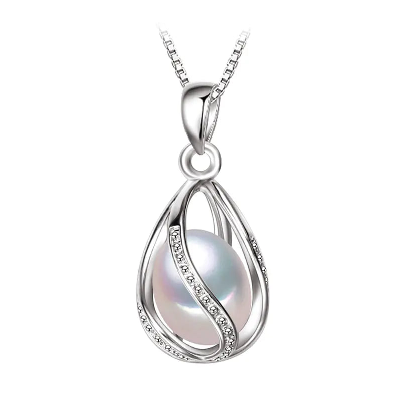 Natural Pearl Shell Punk Cross Pendant for Jewelry
