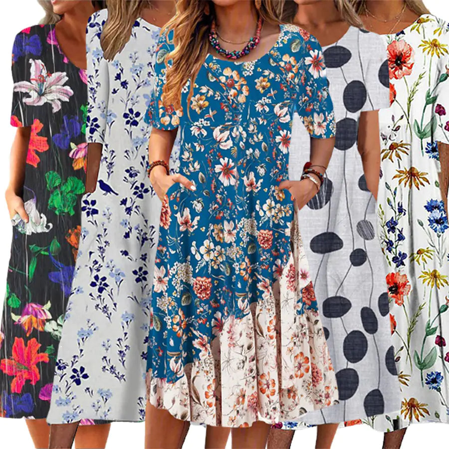 2023 Summer Casual Women's Dress with Pockets