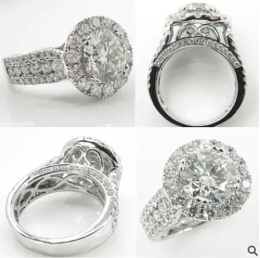 New Women's Micro-Paved Diamond Ring