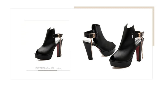 Stylish Women's Chunky Heels, Sandals, and High Heels