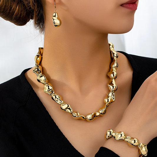 Irregular Pearl Jewelry Set