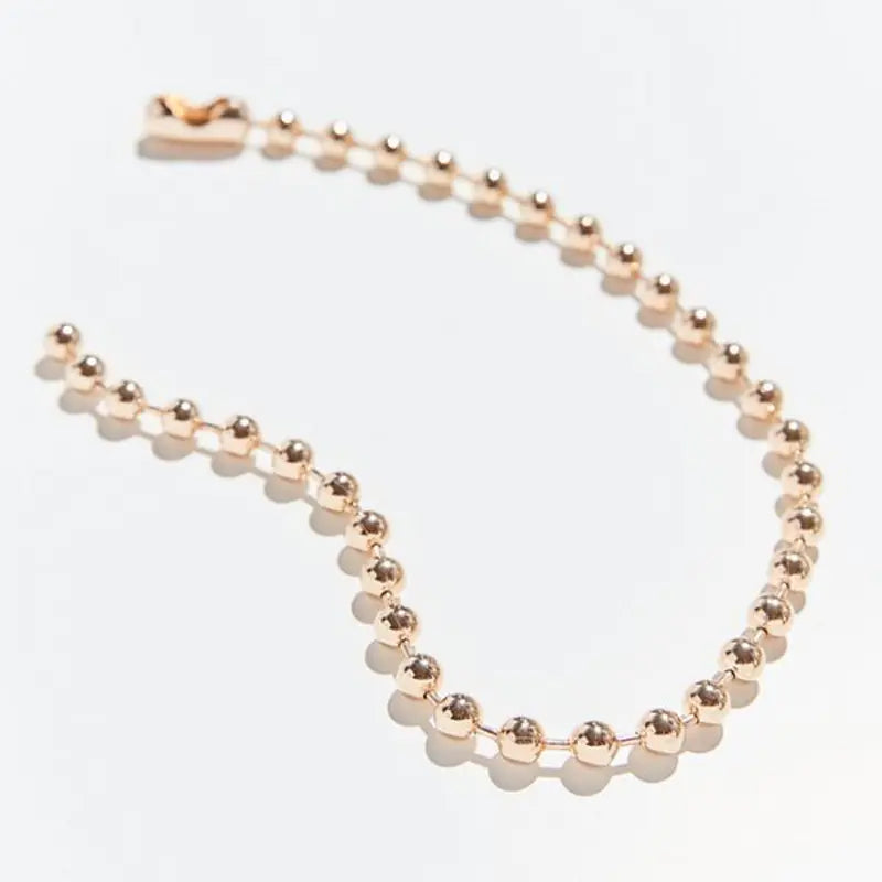 Gold Pearl Jewelry Set with Short Chain Necklace
