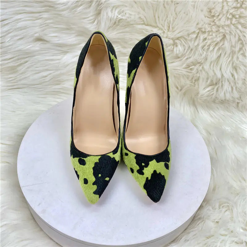 Camouflage Graffiti High Heels