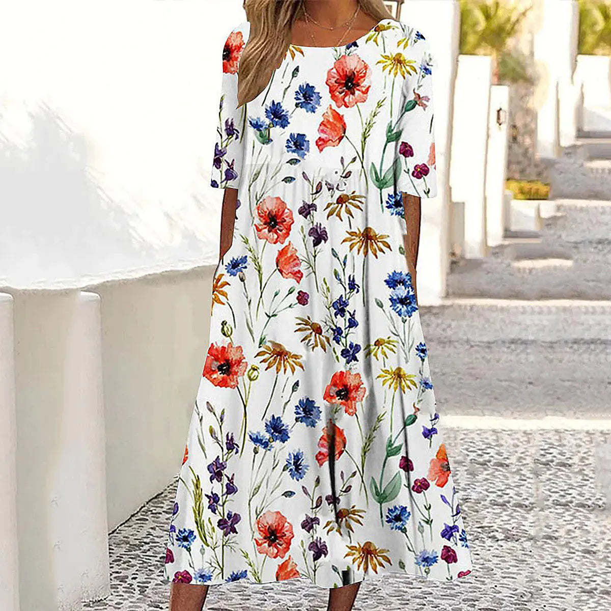 2023 Summer Casual Women's Dress with Pockets