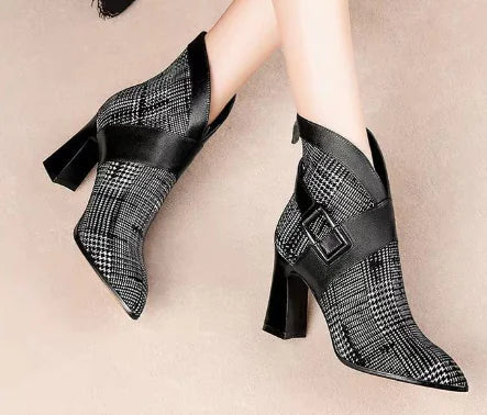 Women's Fashion Bow Pointed High Heels