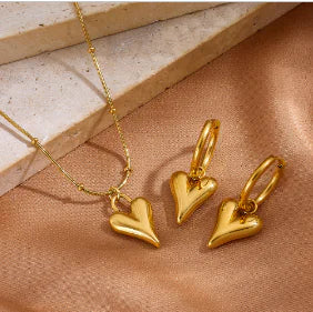 Family Love Set with 18K Gold Plating and Jewelry (One Set)