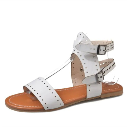 Summer Low Top Flat Sandals with Foot Ring Strap