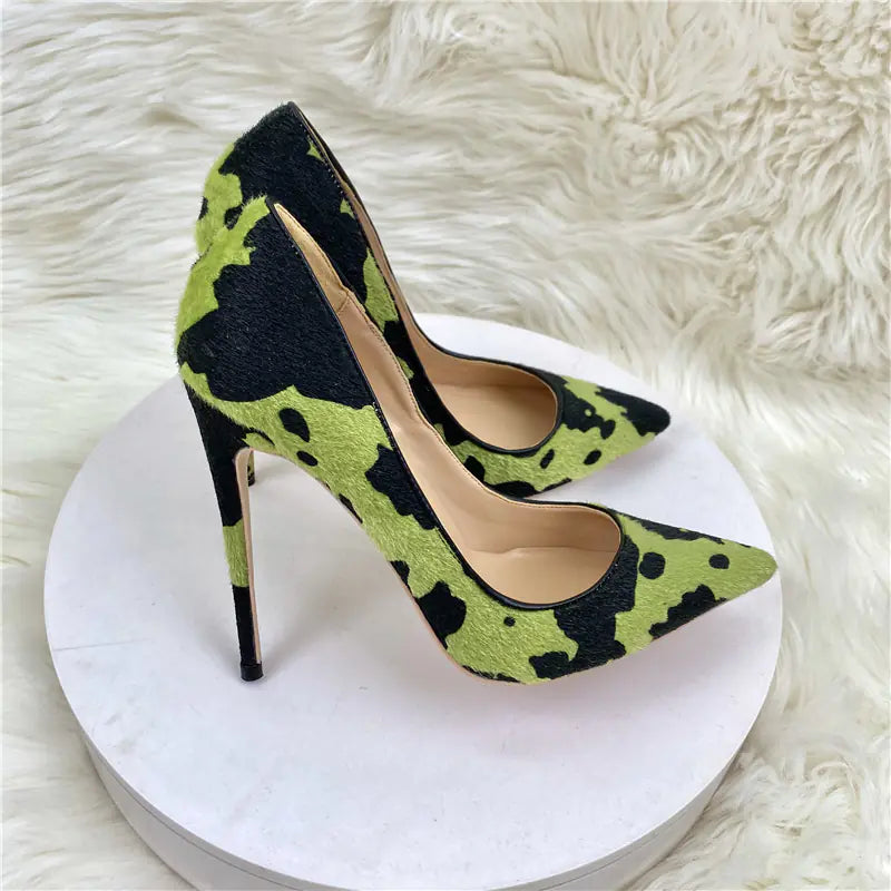 Camouflage Graffiti High Heels