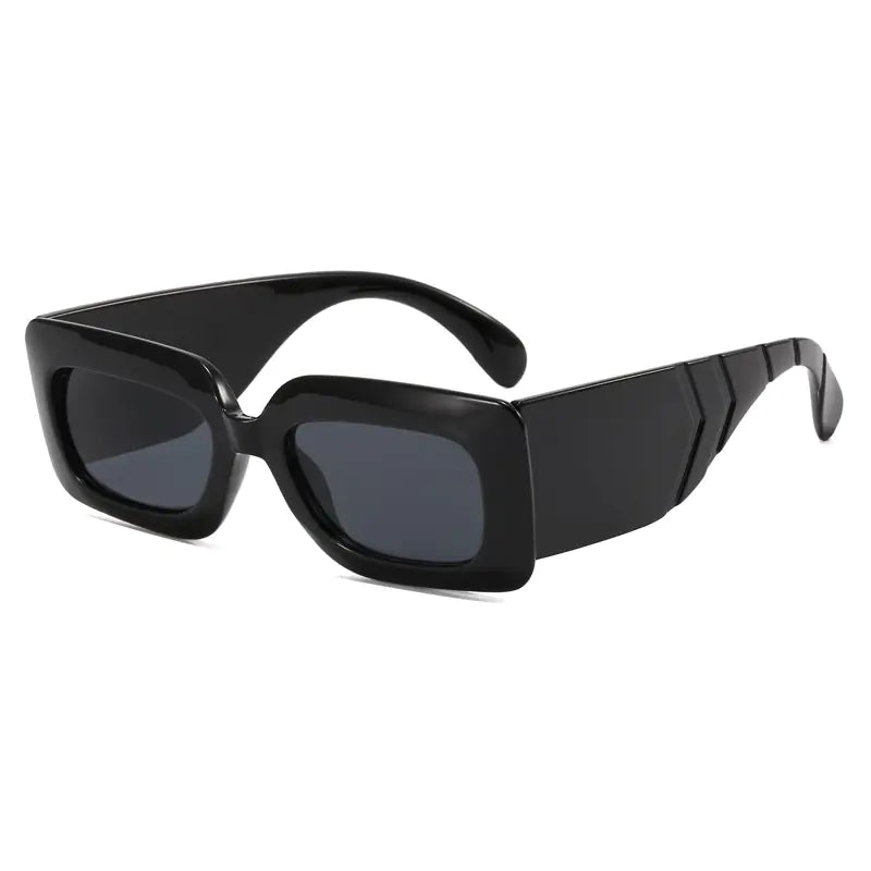 Retro Square Sunglasses with Snake Skin Pattern 2023