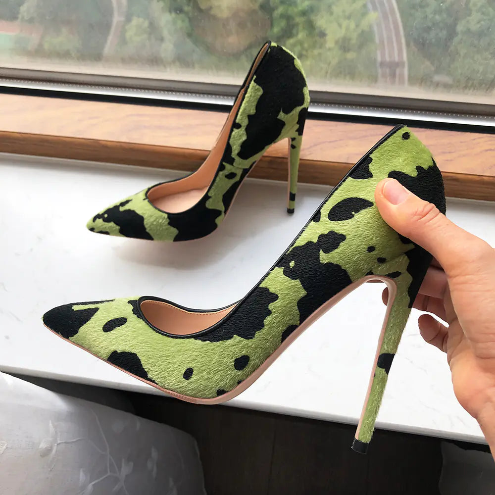 Camouflage Graffiti High Heels