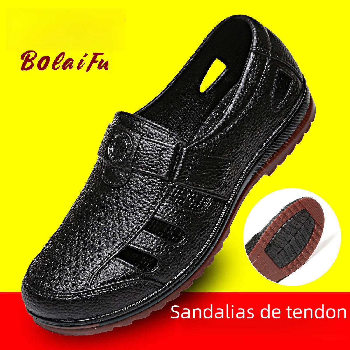 Men's Summer Breathable Hollow Casual Slip-On Sandals