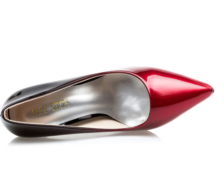Gradient Pointed Toe High Heels