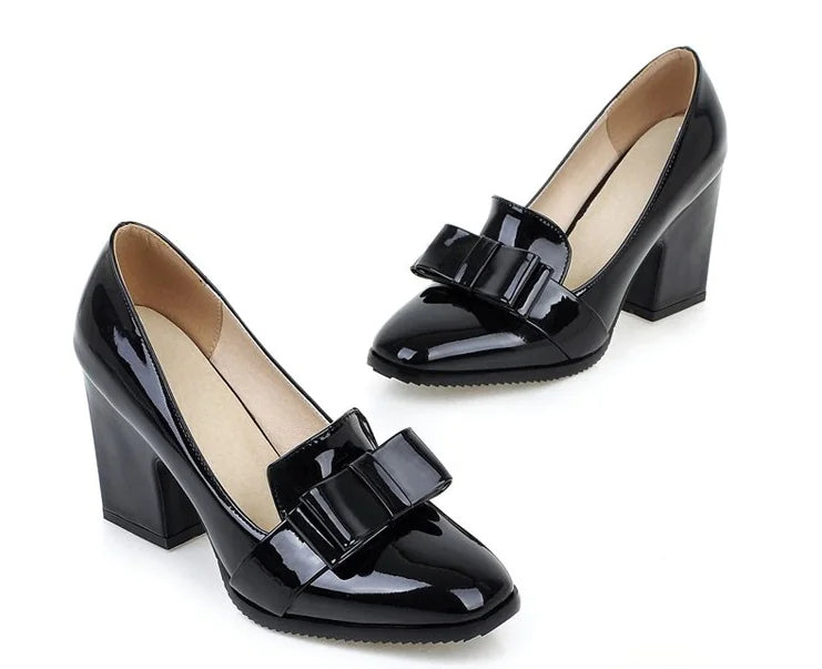 Bow High Heels and Chunky Heels
