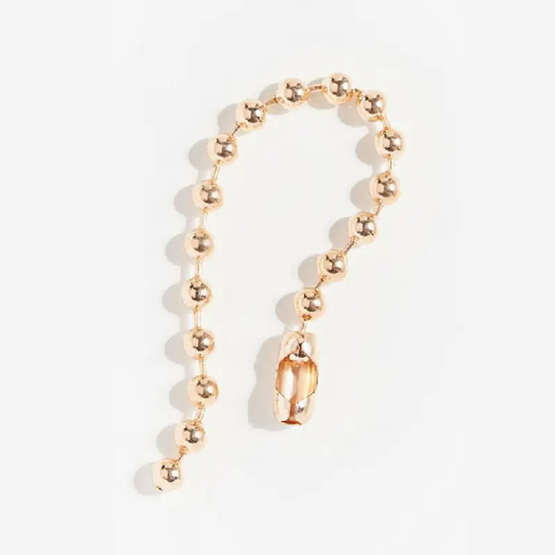 Gold Pearl Jewelry Set with Short Chain Necklace