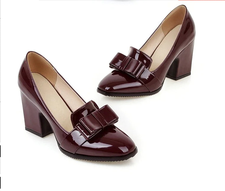 Bow High Heels and Chunky Heels