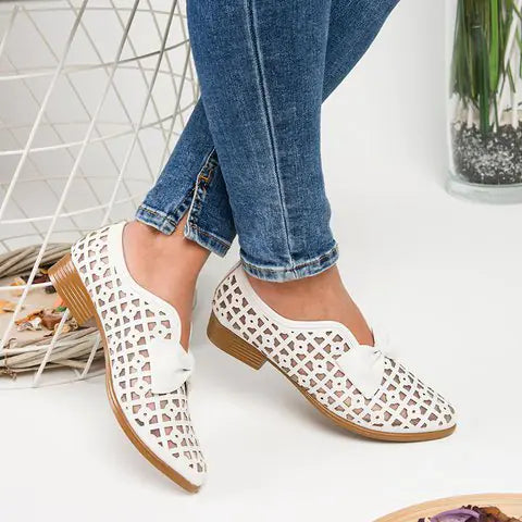 2023 Summer Women's Chunky Heel Sandals with Bow