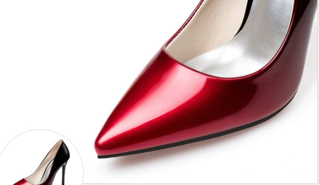 Gradient Pointed Toe High Heels