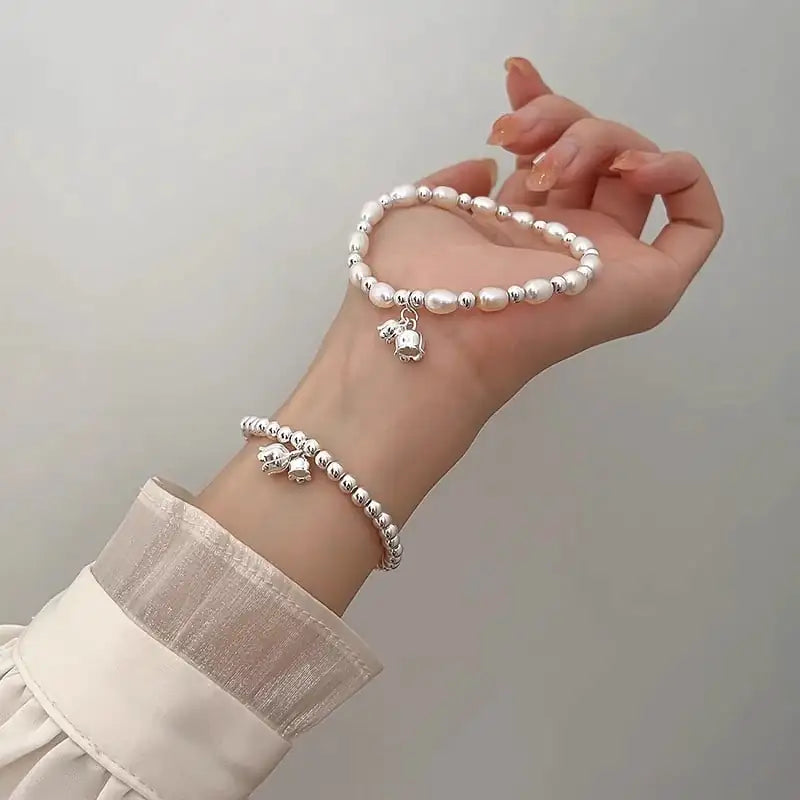 Women's Lily Pearl Bracelet Jewelry Ornament