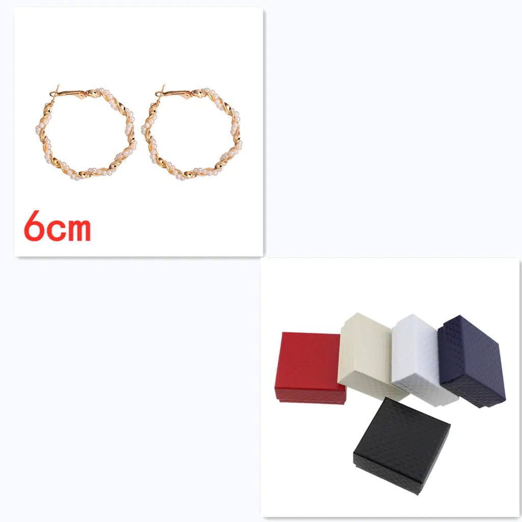 Luxury Gift Box for Pearl Earrings and Jewelry