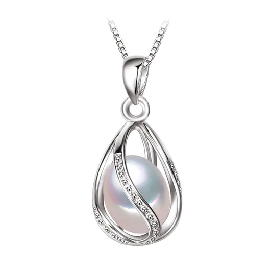 Natural Pearl Shell Punk Cross Pendant for Jewelry