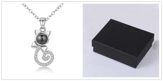 "Douyin Style Love Memory Women's Collarbone Necklace"