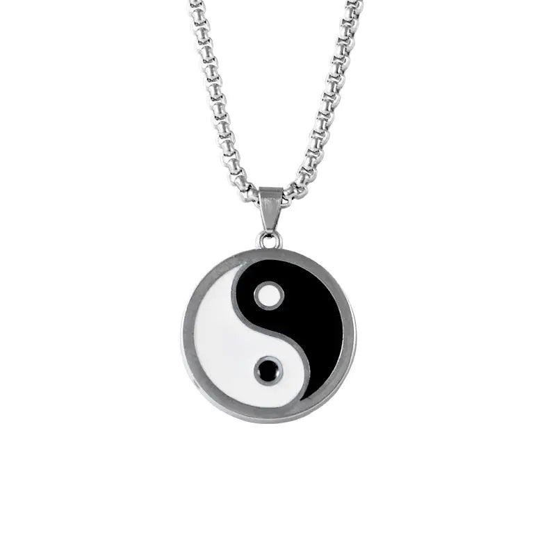 Men's Steel Warrior Jewelry - Cross Pendant Necklace