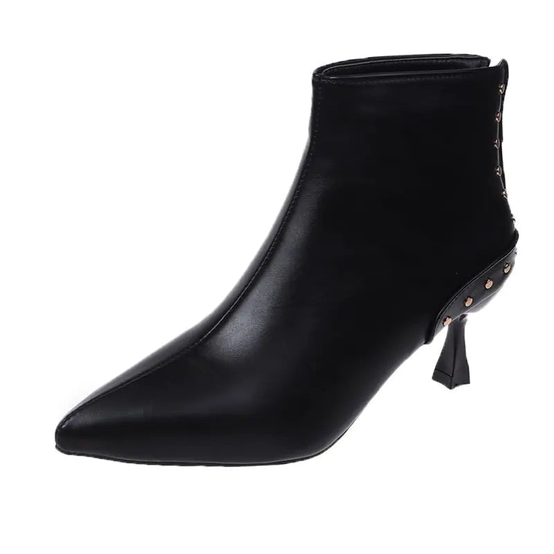 Stiletto Thin High Heels Fashion Single Boots