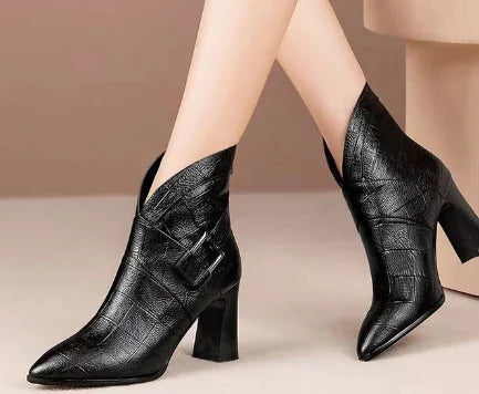 Women's Fashion Bow Pointed High Heels
