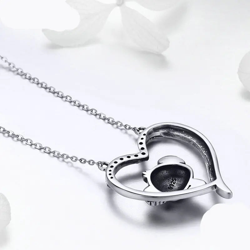 Cute Koala S925 Sterling Silver Fashion Necklace