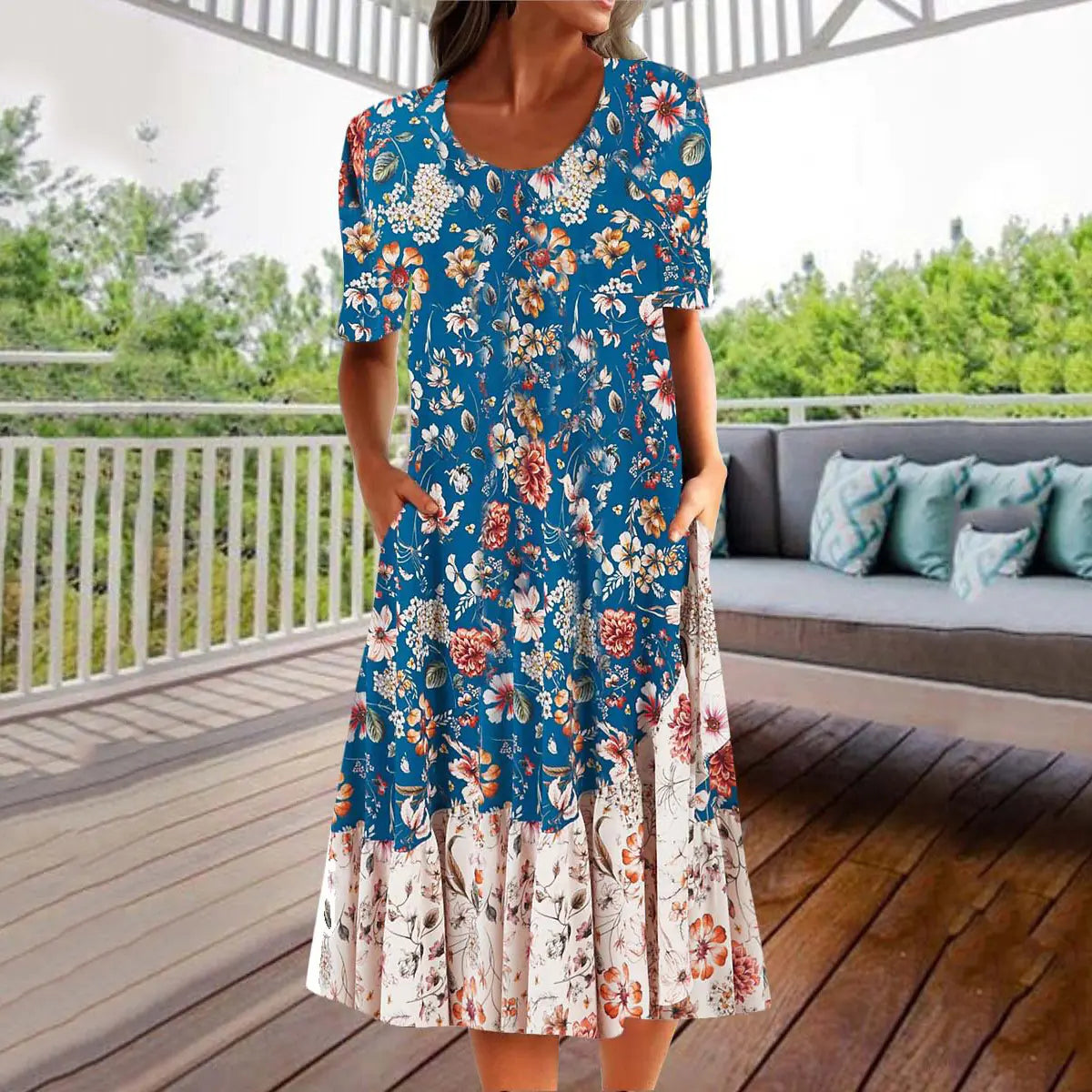 2023 Summer Casual Women's Dress with Pockets