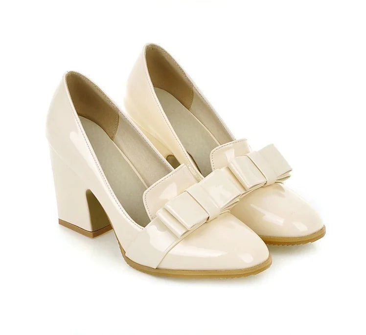 Bow High Heels and Chunky Heels