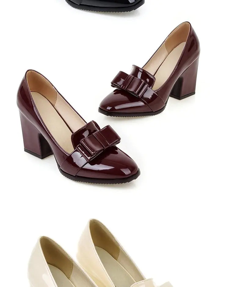 Bow High Heels and Chunky Heels